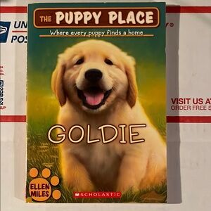 Scholastic The Puppy Place: Goldie - Brown and Yellow Cover